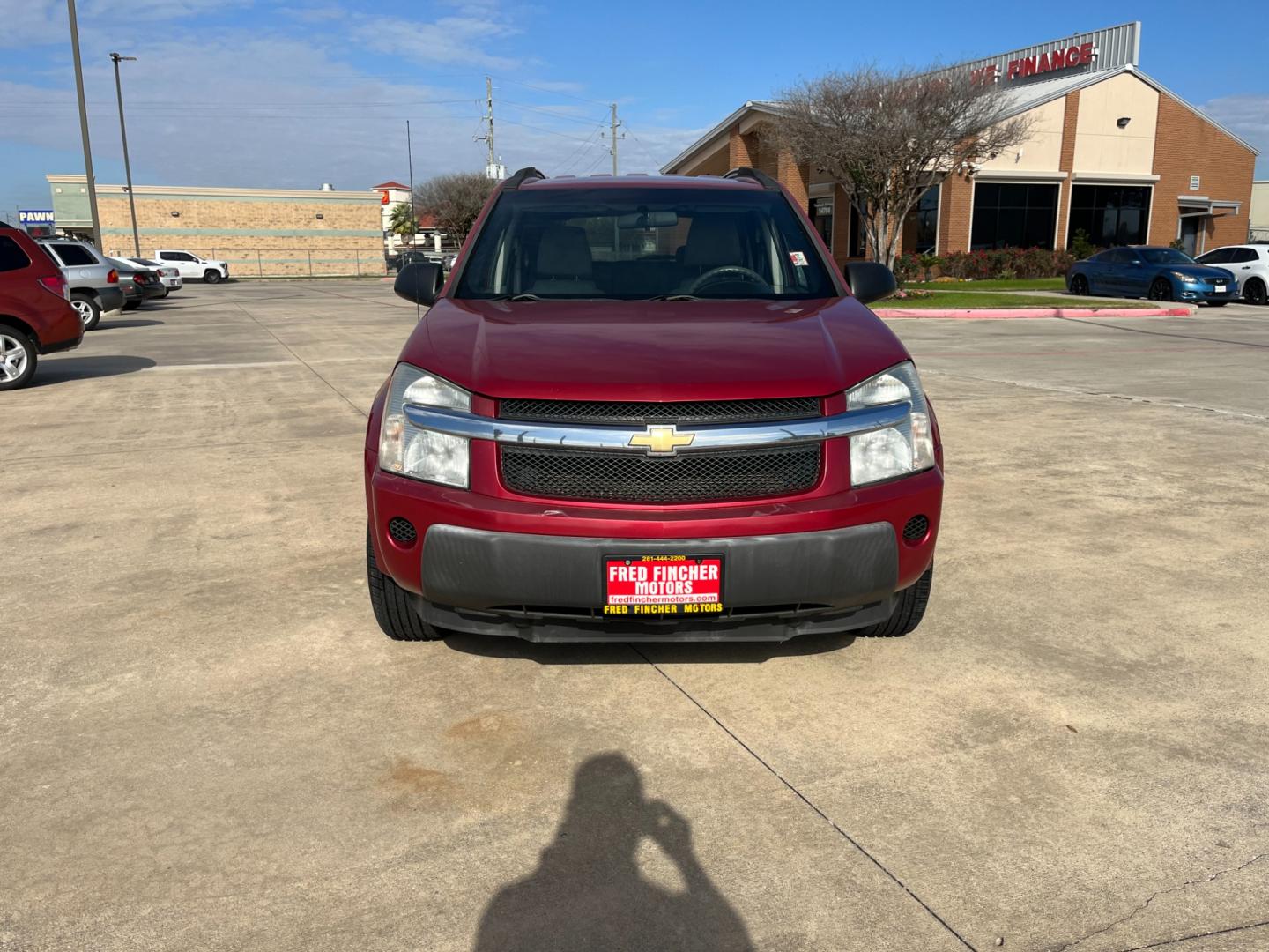 2006 red /TAN Chevrolet Equinox LS 2WD (2CNDL13F366) with an 3.4L V6 OHV 12V engine, 5-Speed Automatic transmission, located at 14700 Tomball Parkway 249, Houston, TX, 77086, (281) 444-2200, 29.928619, -95.504074 - Photo#1